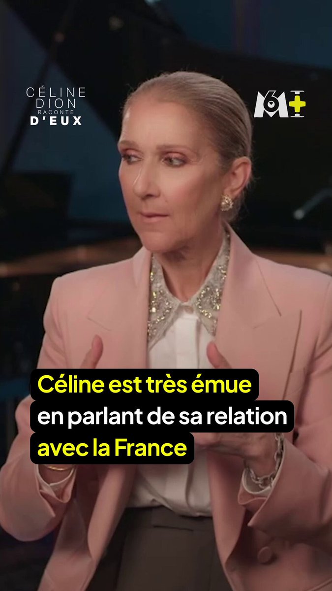 "D'eux m'a donné la chance d'avoir une autre grande famille en France" ❤️ Très émue, #CélineDion évoque sa relation unique avec la France, un pays qu’elle porte profondément dans son cœur. "Céline Dion raconte D’eux", disponible en streaming sur M6+