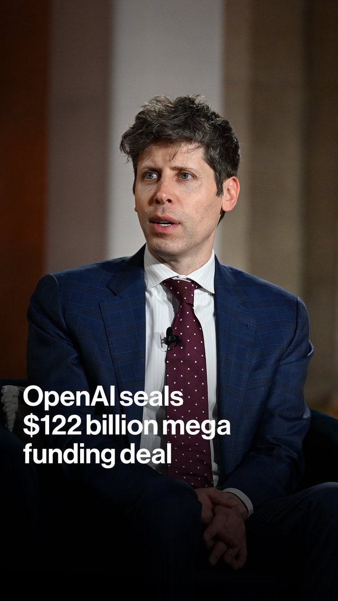 OpenAI has reached a mega deal to raise $122 billion at an $852 billion valuation. Much of the capital comes from tech giants including Amazon, Nvidia and SoftBank. Bloomberg's Annabelle Droulers reports: