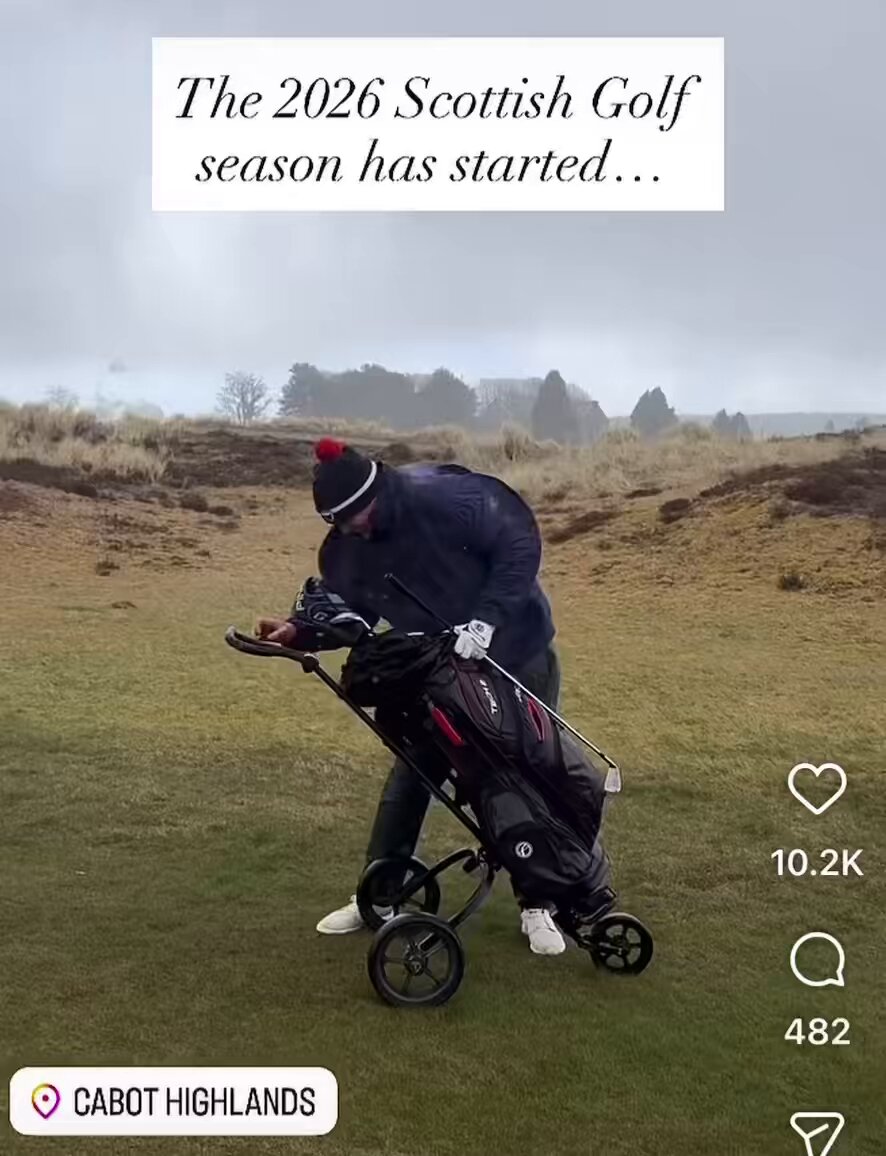 The Scottish golf season has started…🏴󠁧󠁢󠁳󠁣󠁴󠁿⛳️