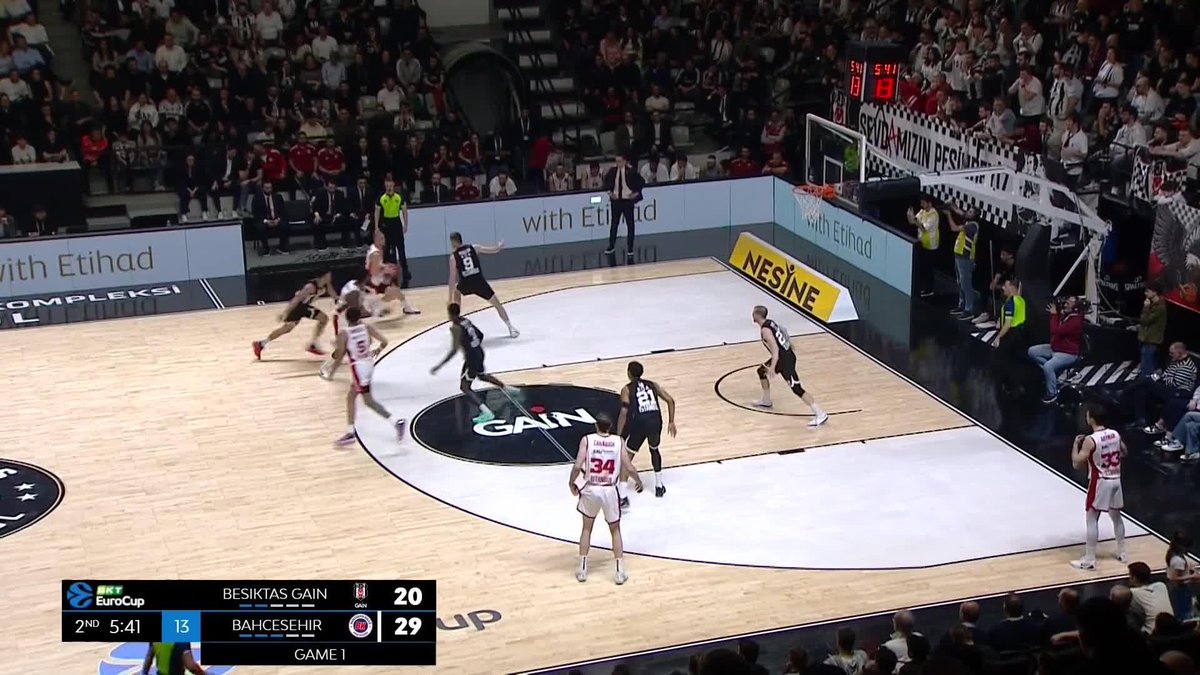 A Jonah Mathews storm hit the court last night 🌪️ 21 PTS | 4 3PM | 21 PIR 🎯 Beşiktaş GAİN | #RoadToGreatness