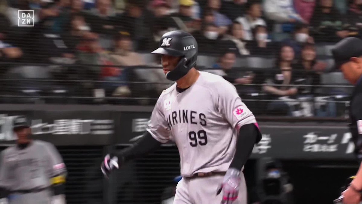 ガツンと 一撃必殺のフルスイング ソト 先制3ランホームラン ⚾️日本ハム×ロッテ #chibalotte #だったらDAZN 野球専用パック「DAZN BASEBALL」 ✔ 月々2,300円(年間プラン・月々払い) ✔ 初月無料キャンペーン中(〜4/19まで) ▶ 視聴はこちら