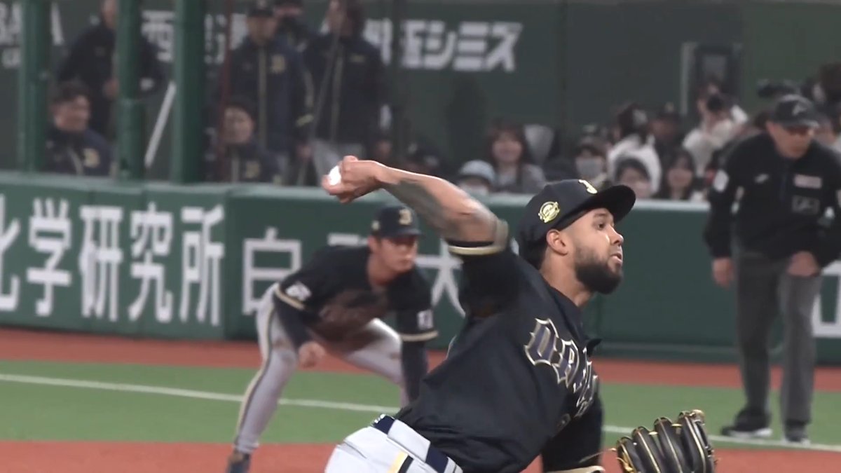 今シーズン初登板で最後まで投げ抜いた！👏 自身来日初完封勝利！✨ オリックス エスピノーザ 投手が9回110球5安打7奪三振のピッチング！⚾ 👇ライブ配信はこちら