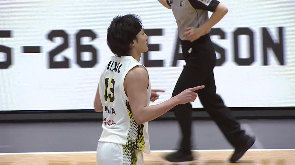 まさに芸術🖼️ SR渋谷#13 田中の美しいジャンパー！ 田中大貴(Daiki Tanaka) @we_r_sunrockers 📡バスケットLIVEで生配信中 #Bリーグ #りそなグループ