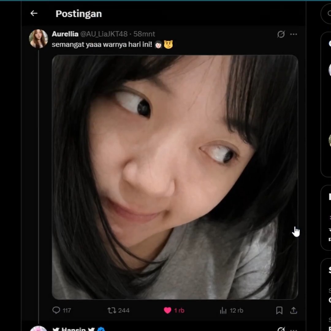 Woilah, Ci Lia jempolnya loh ya. 😹