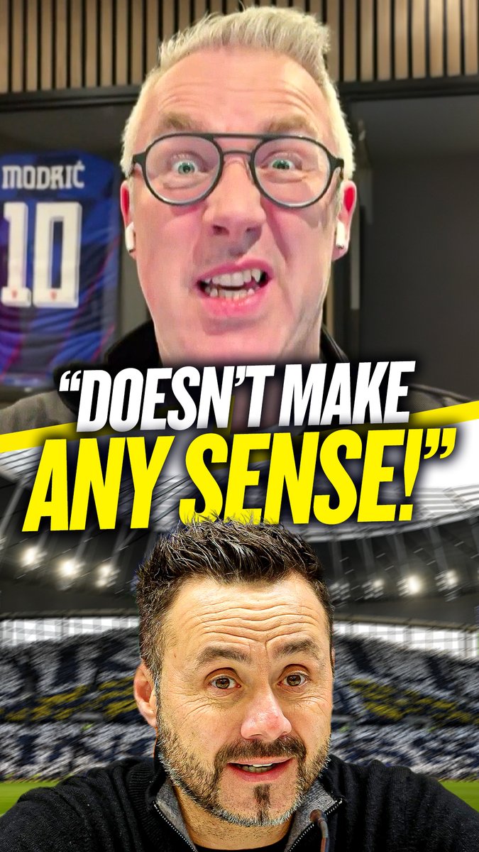 "It doesn't make any sense at all!" 🤨 Andy Brassell can't wrap his head around Spurs appointing De Zerbi.. 😅 #THFC #Spurs #Tottenham