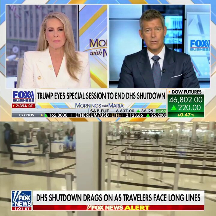 🚨 BREAKING: The long TSA security lines have now plummeted by as much as -80% PERCENT after the deployment of ICE and President Trump's order paying TSA BIG WIN! Trump cleans up Democrats' mess again. SEC. DUFFY: "It's getting better! We saw some airports, we were up to 3-4 hour lines, but those lines are coming DOWN. I think the longest I've seen is 40 minutes. ICE has been a huge help!" 🇺🇸