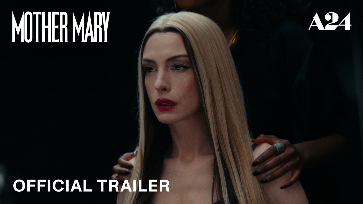 New trailer for David Lowery’s ‘MOTHER MARY’ has been released. Starring Anne Hathaway, Michaela Coel, Hunter Schafer and FKA Twigs. In theaters April 17.