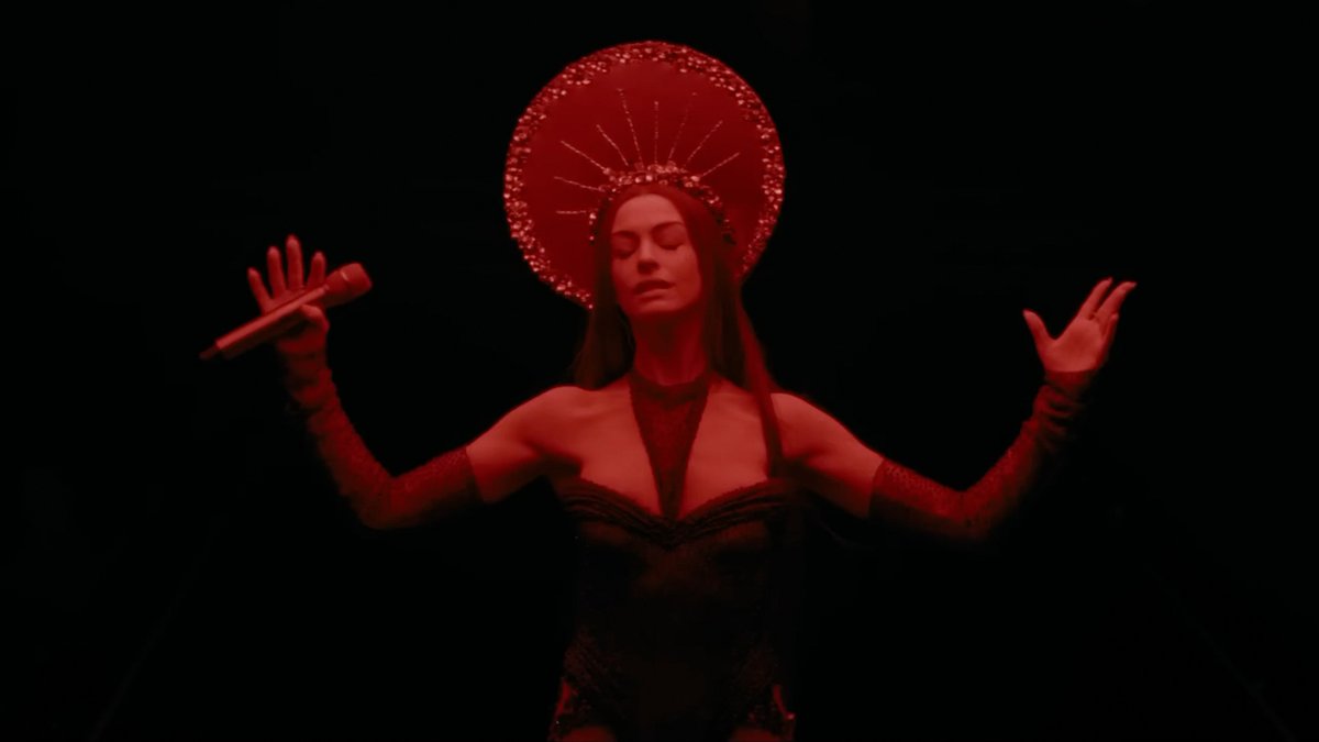 Anne Hathaway is a pop icon in the new trailer for #MotherMary. David Lowery’s psychological thriller is in theaters April 17.