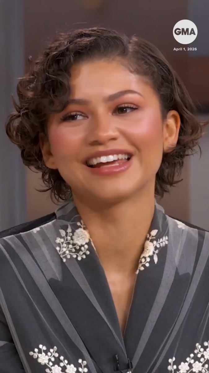 We're obsessed with Zendaya's wedding-inspired looks while promoting "The Drama" — she says her next look is going to be "something blue" 💙👰