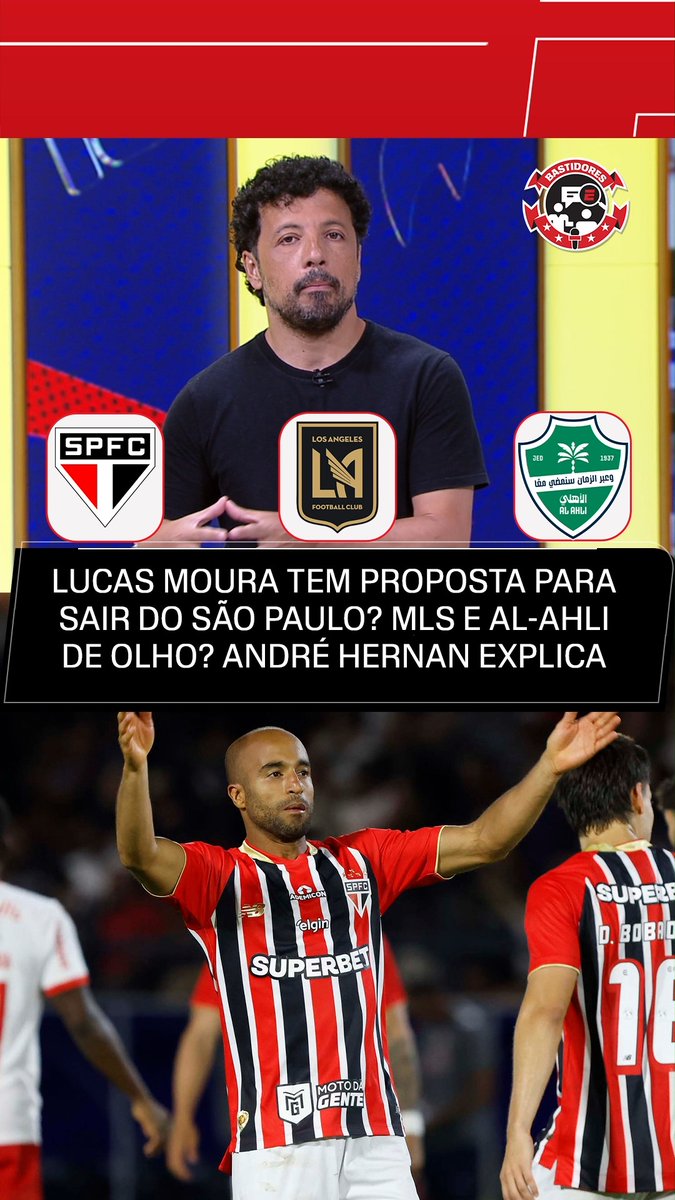 LUCAS MOURA DE SAÍDA? No Fala a Fonte, André Hernan trouxe as últimas informações da situação de Lucas Moura, que está no último ano de contrato com o São Paulo! Saiba TUDO do mercado da bola no Fala a Fonte! De segunda a sexta, às 09h, AO VIVO no YouTube da ESPN Brasil! #FalaFonte #FutebolNaESPN #SPFC #LucasMoura