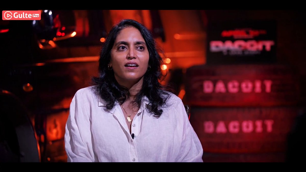 #Dacoit Hype Test By Supriya Yarlagadda. Full Interview: