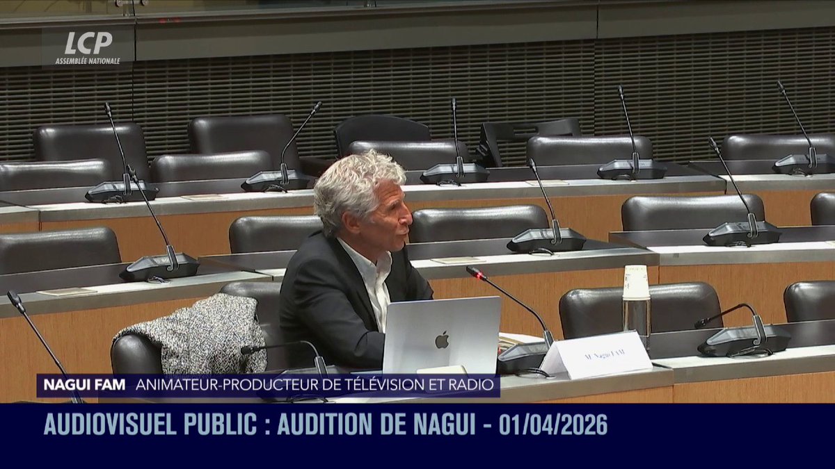 Nagui justifie de ne pas déposer ses comptes annuels en raison de la "concurrence entre producteurs et entre chaînes". "Je préfère payer l'amende plutôt que de subir cette concurrence." #DirectAN