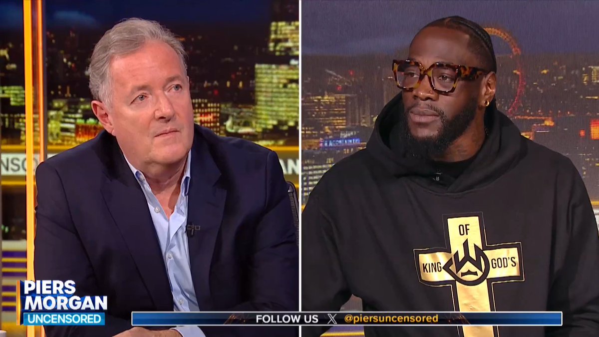 Deontay Wilder tells Piers Morgan the eyebrow-raising story of how his daughter was conceived... Watch more👇 📺 Piers Morgan | Deontay Wilder