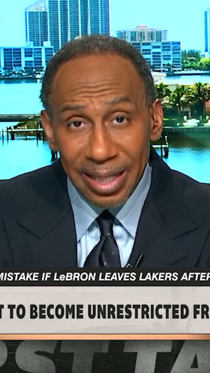 "The Cleveland Cavaliers with LeBron James can win the championship" 🏆 Stephen A Smith wouldn't be opposed to a Cavs reunion with LeBron 👀