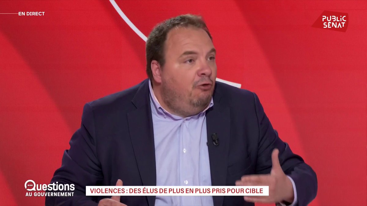 Violence envers les élus : "Il y a eu des huées, pas le goudron et les plumes. En 2014, quand on a perdu au Blanc-Mesnil, nous sommes sortis de la mairie sous les crachats. J'ai connu des choses plus sportives dans le Sud-Ouest. Ce débat sur le 93, ça suffit." Fabien Gay #QAG