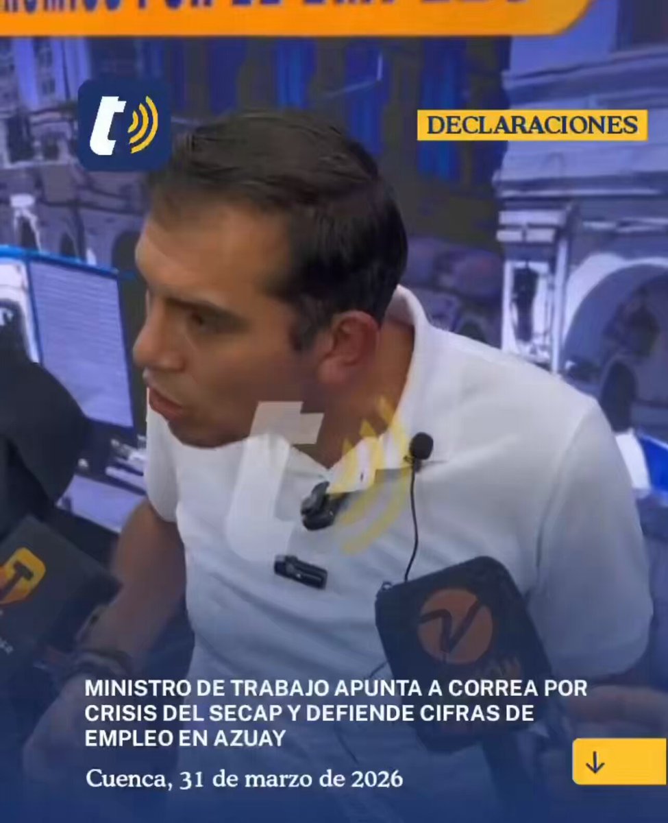 🟣 OTRA VEZ VAN A METER MANO AL IESS. El ministro de Trabajo, Harold Burbano, anunció que enviará un proyecto de ley para que el 0,5% de las APORTACIONES de los AFILIADOS al IESS vuelva a FINANCIAR el SECAP. Mientras NO HAY MEDICINAS en el IESS, ahora quieren mermar su presupuesto. 🎥 La Voz del Tomebamba