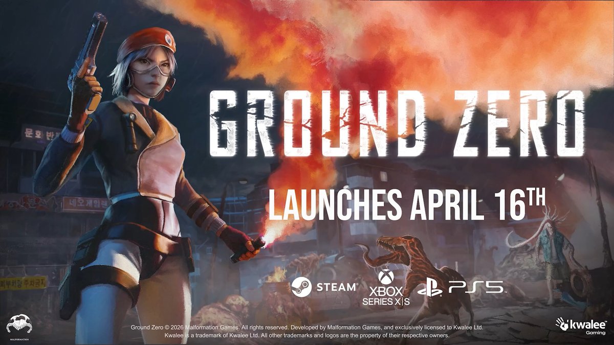 GROUND ZERO LAUNCHING APRIL 16TH Your patience has been noted and we've got the green light on the drop date! Check out the trailer below!