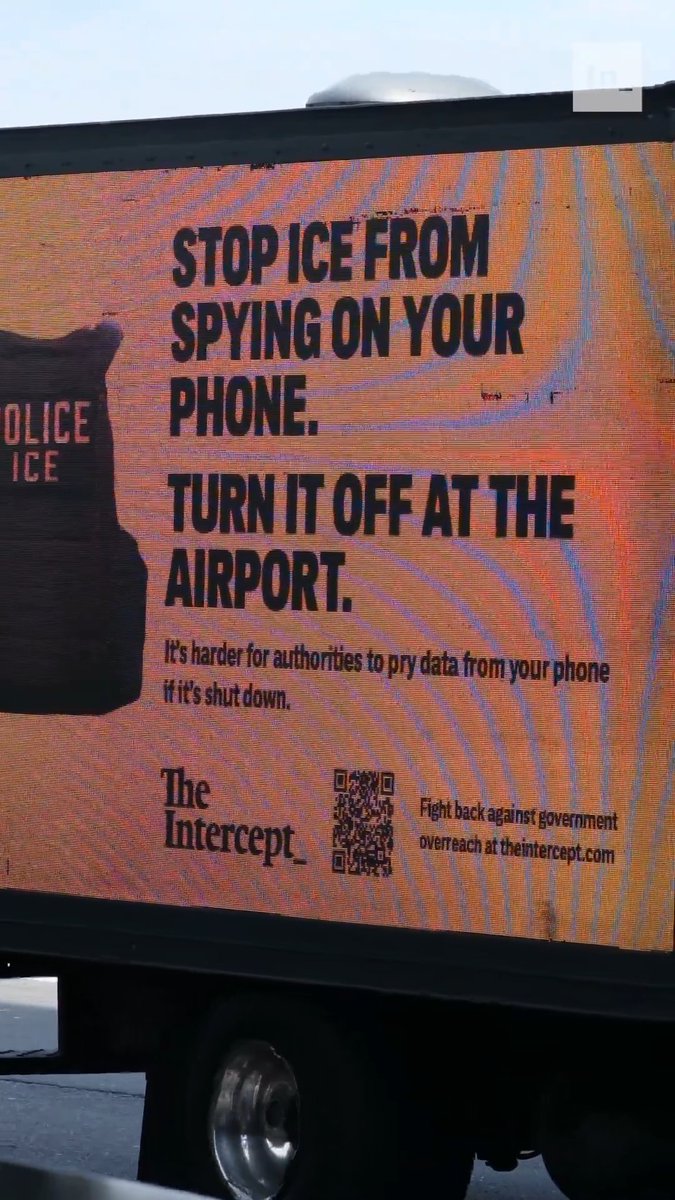 The Intercept is at JFK International Airport today reminding you to #TurnOffYourPhone before going through security to keep federal authorities from getting into your devices. More tips from our digital security expert: