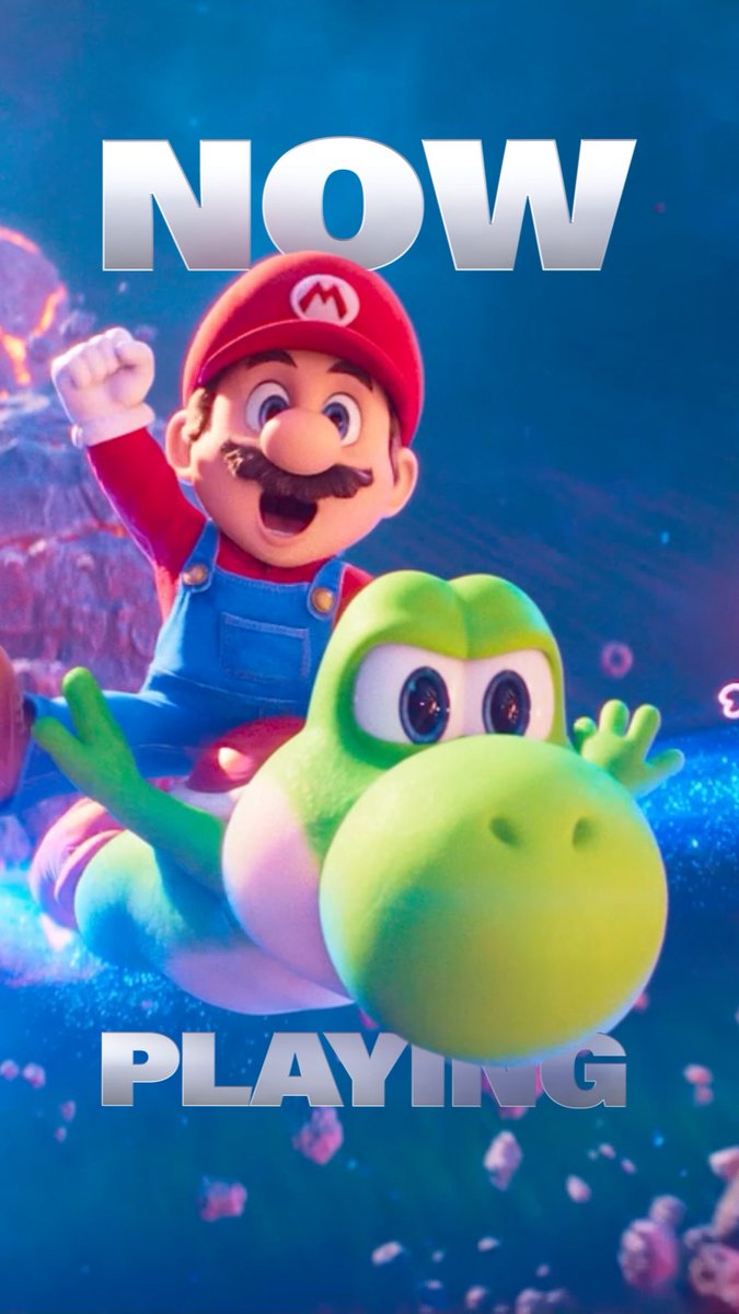 Here we go! Get your tickets for The Super Mario Galaxy Movie, now playing in theaters.