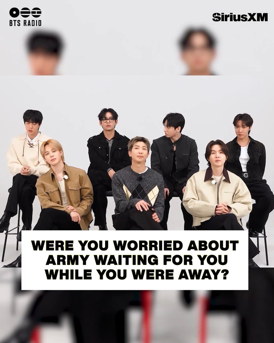 ARMY will never let you down. Don’t miss BTS Radio, on SiriusXM now! Listen here:
