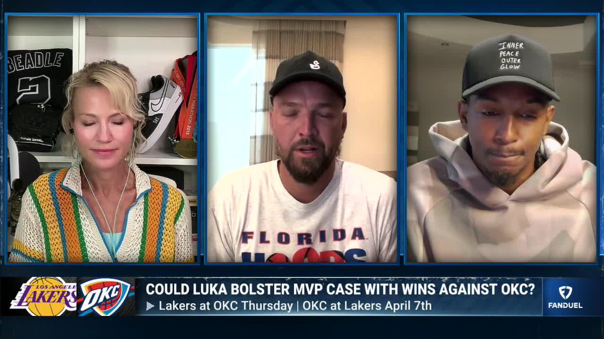 Luka Doncic wins MVP In any other year but this one 😱 "The dude's averaging 34/8/8. That is better than a lot of MVP seasons." - Chandler Parsons "If you close your eyes and say those stats, we're talking about an MVP." - Lou Williams Michelle Beadle | Lou Williams