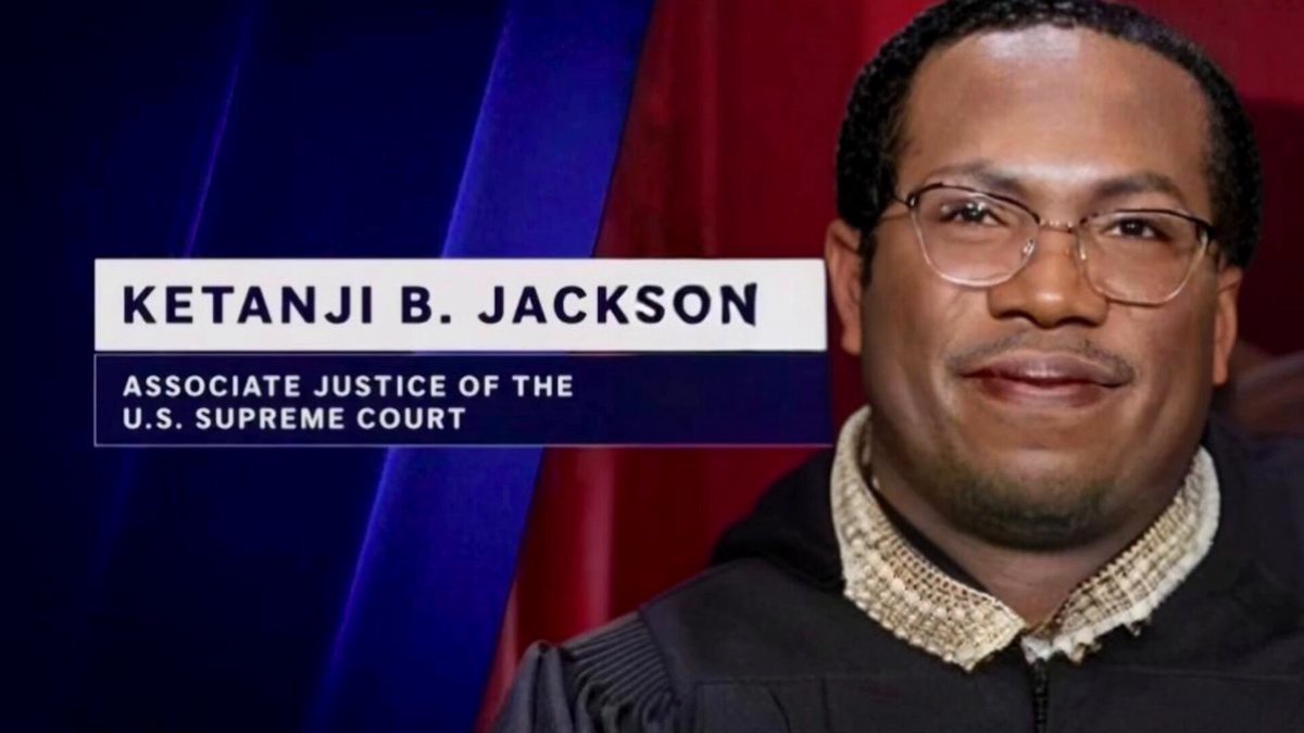 ‼️LISTEN‼️ cross-dressing Supreme Court Justice K.B. Jackson presents it's case on birthright citizenship: "if I finna cop a wallet in Japan, I'm under they laws, ya feel me - like - I gotta show 'em some love homies. on my momma!"