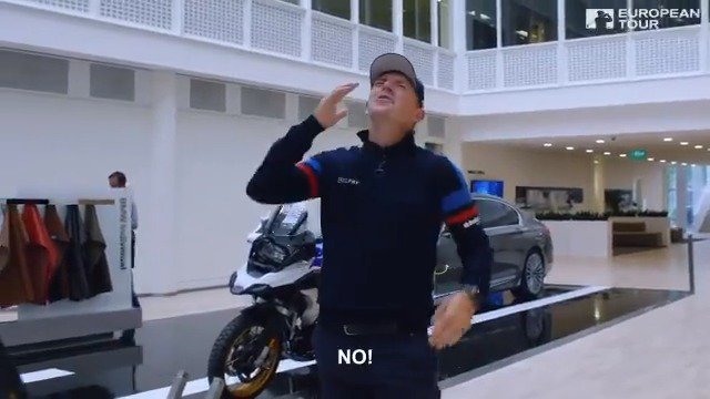 Matt Wallace spent a whole day doing promotional work. But it was all a prank, thanks to Eddie Pepperell 😉
