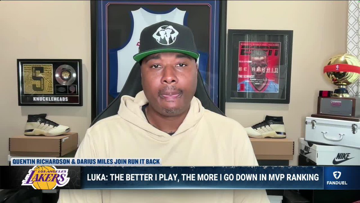 "Luka's defensive numbers are way better than people think. 1-on-1 defense, ISO defense, his steals; all of that is better than what he's given credit for." 📊👀 Quentin Richardson talks defense affecting Doncic's MVP case 🏆 Darius Miles | Michelle Beadle | Chandler Parsons | Lou Williams