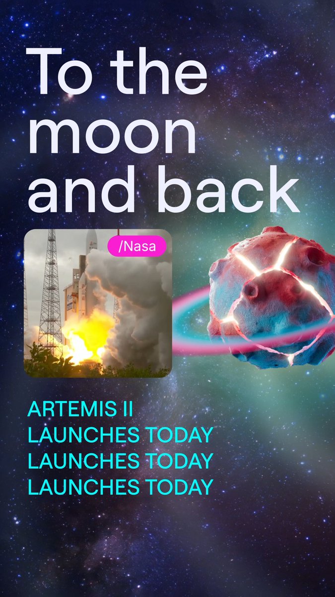 The Artemis II mission is a go for launch chat. NASA will be launching a brand new rocket with astronauts to orbit the moon. Live now on