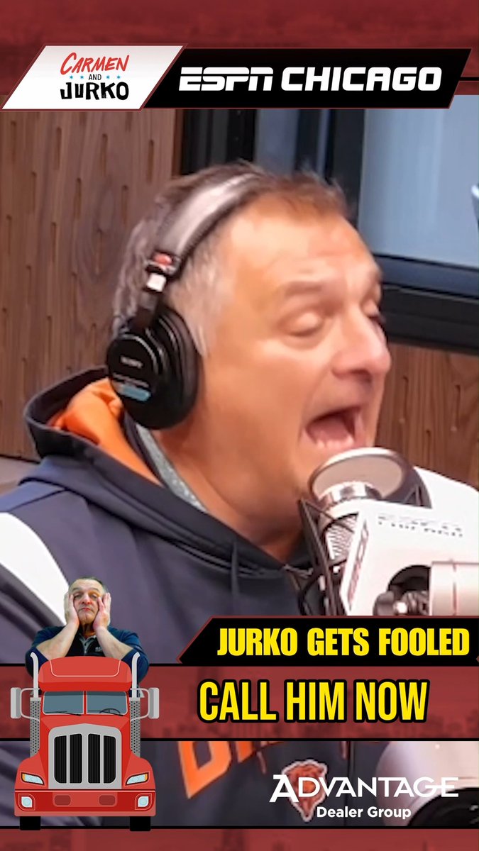 Jurko (@jurko64) Gets Caught Slippin’ on April Fools Brought to you by Advantage Chevy Bridgeview Find your Advantage at Advantage Dealer Group Carmen DeFalco Naki The Beatman Jack McGrath #AprilFools #Jurko #ChicagoSports #SportsRadio #aD