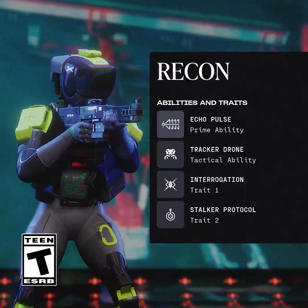 Ping and counter-ping 📡 Marathon's Recon Runner Shell uses echo pulses and holographic footsteps to track targets.
