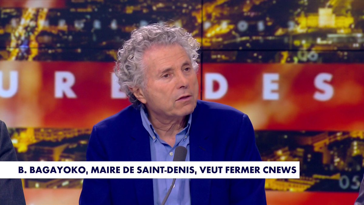 Alors que le maire LFI de Saint-Denis, Bally Bagayoko, appelle à la fermeture de CNews, Gilles-William Goldnadel réagit : «Qui veut noyer son chien l'accuse de la rage», dans #HDPros2 Toute l'info est à retrouver sur