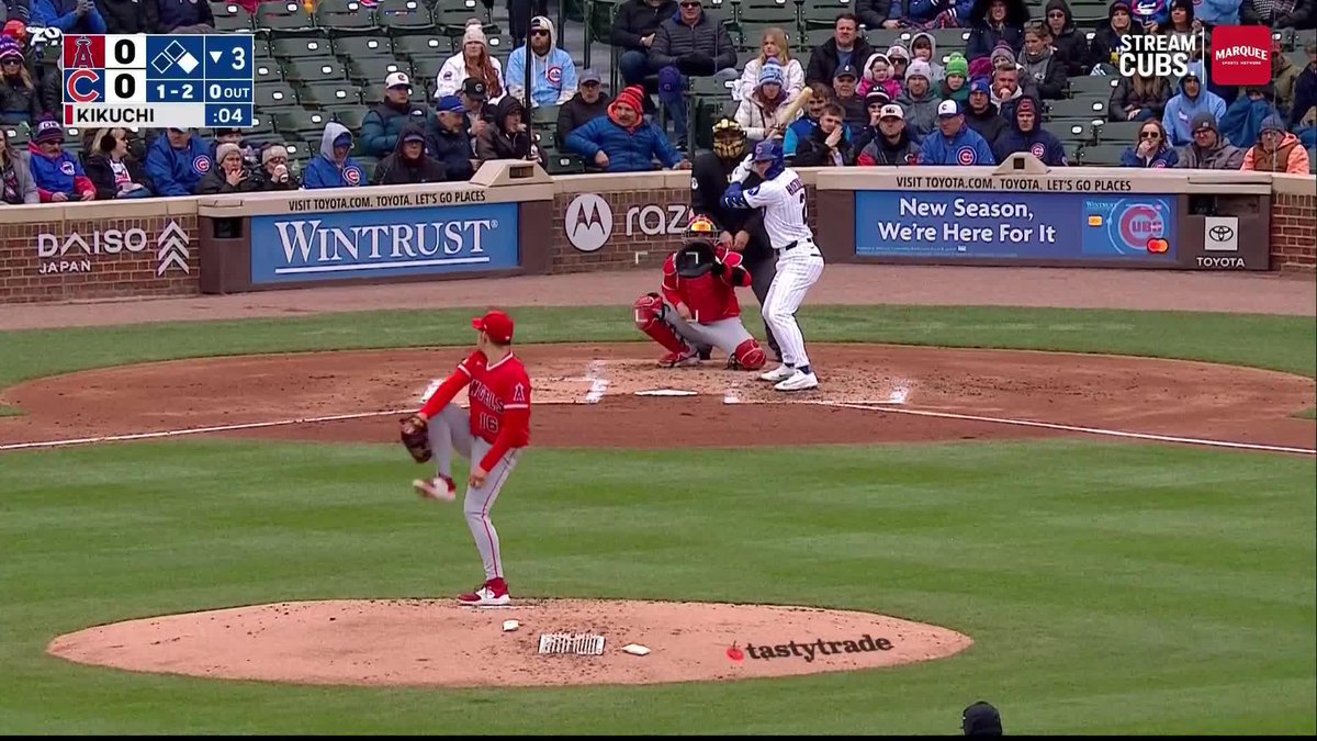 Miguel Amaya scores from first on a Nico Hoerner RBI double 🏃💨