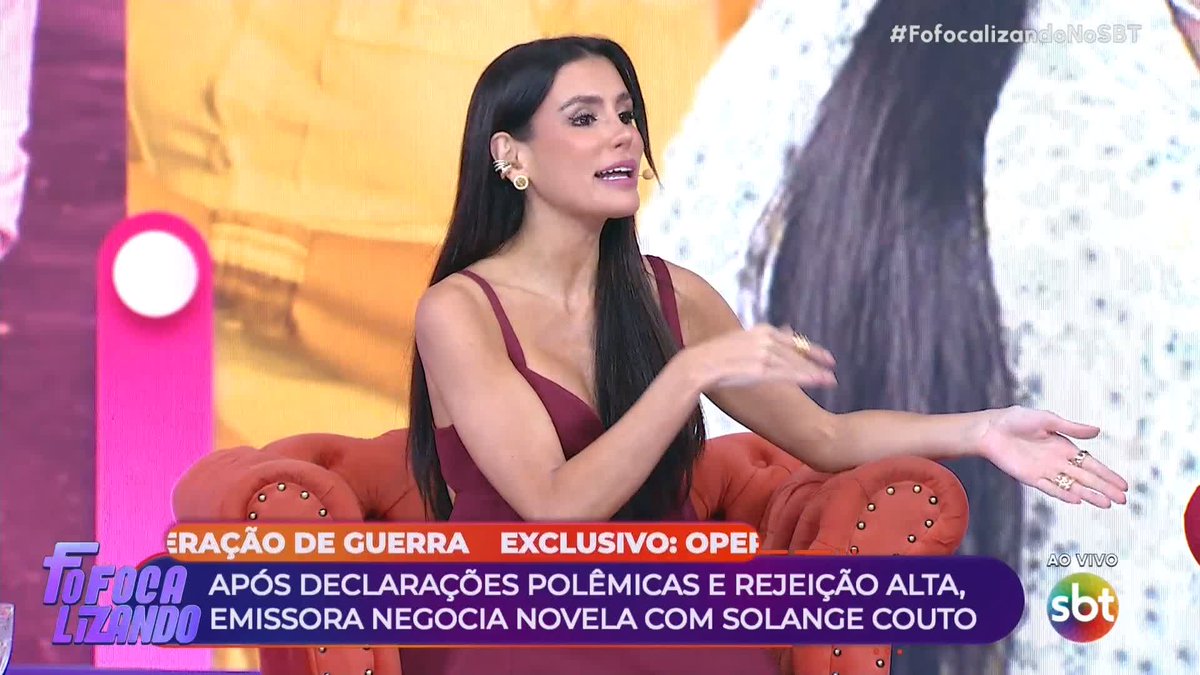 Matheus Baldi também comentou sobre Ana Maria na conversa com Solange Couto #FofocalizandoNoSBT