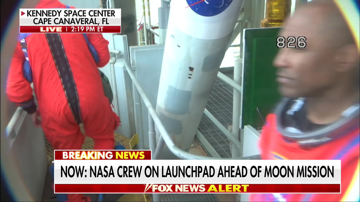 HISTORIC STEPS: The Artemis II crew crosses the zero deck as they prepare for their historic Moon mission. Former astronaut Jerry Linenger explains the final steps the crew goes through ahead of launch. | America Reports