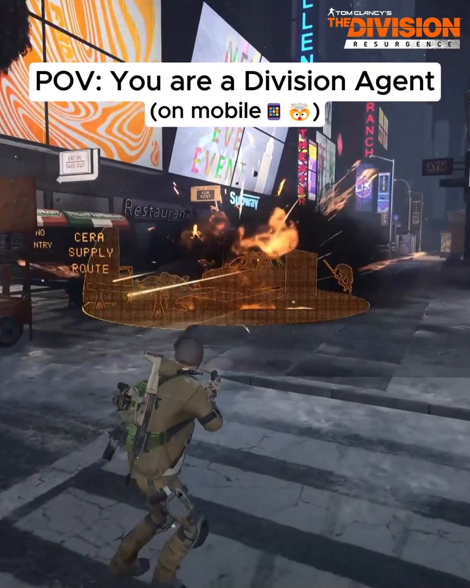 What it feels like to be a Division agent…now on your phone. Download The Division Resurgence and start your first mission today!