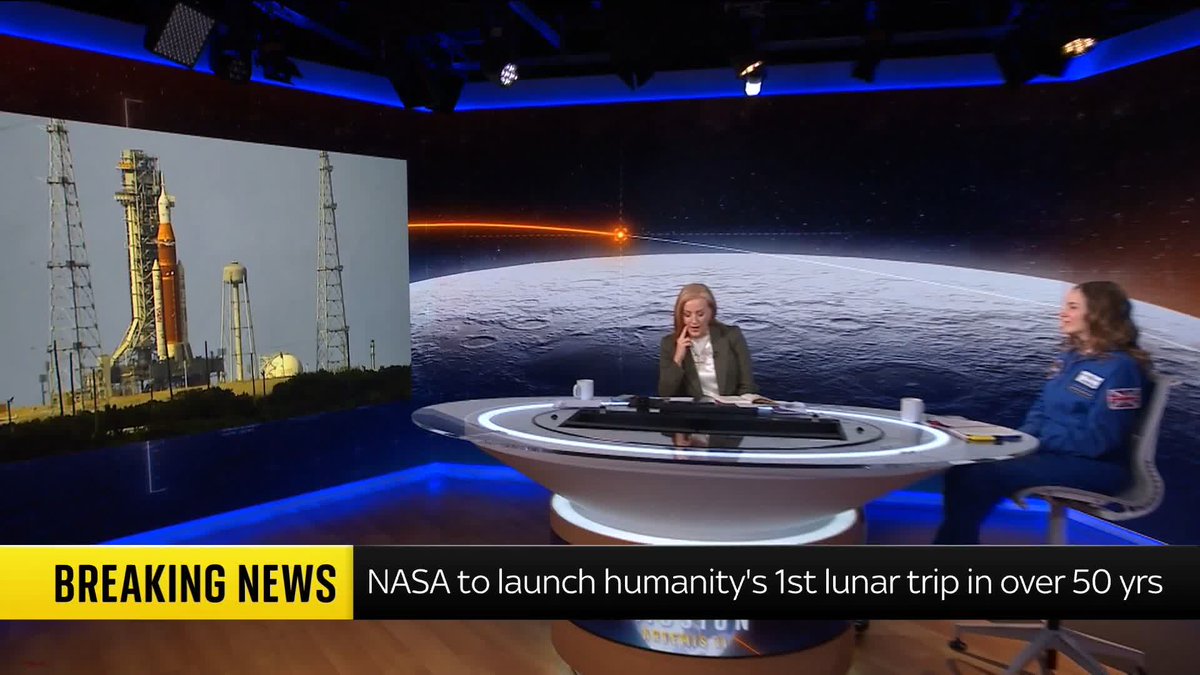 BREAKING: NASA says a slight issue with the Artemis II flight termination system has come up during last-minute checks, with under two hours until the launch. It's unclear how serious the problem is. 📺 Sky 501, Virgin 602, Freeview 233 and YouTube