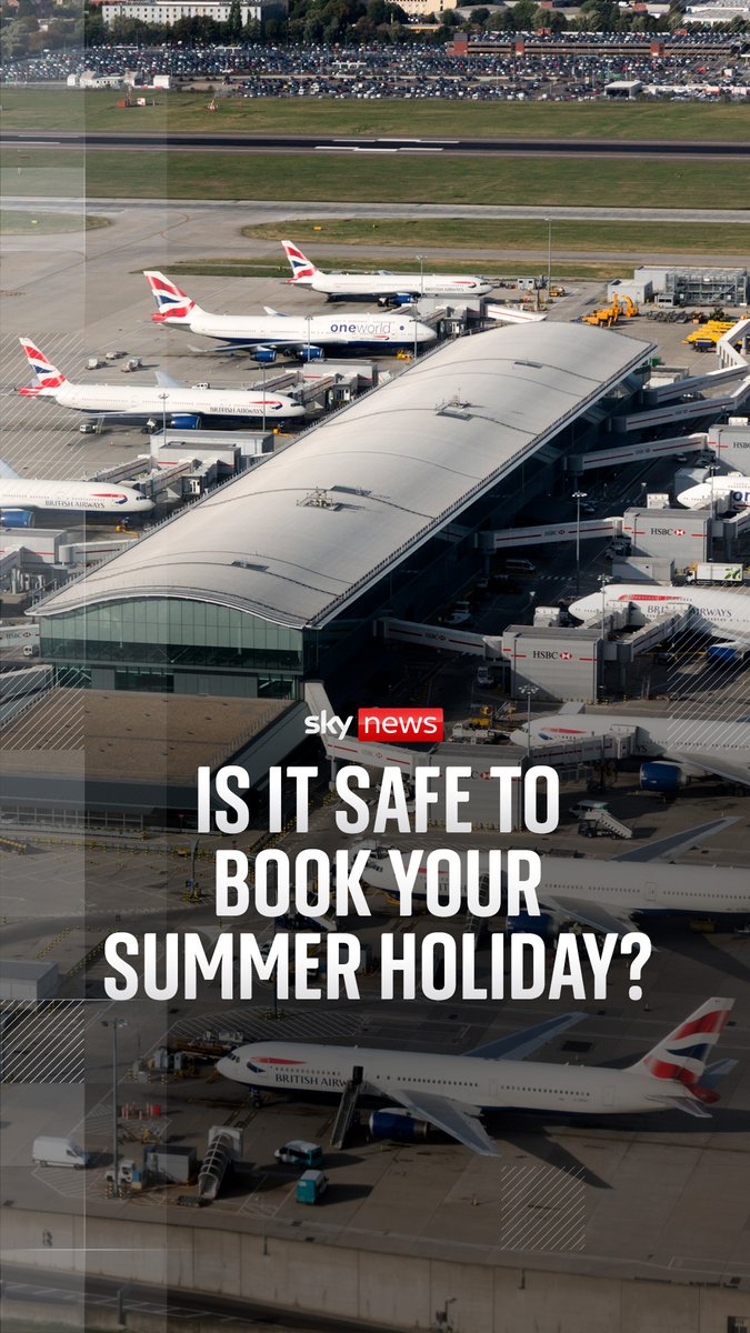 Is it safe to book a long-haul flight for your summer holiday? Travel expert Simon Calder explains whether it is safe to book flights for the summer holidays and how much the tickets could go up in the next few months. 🔗
