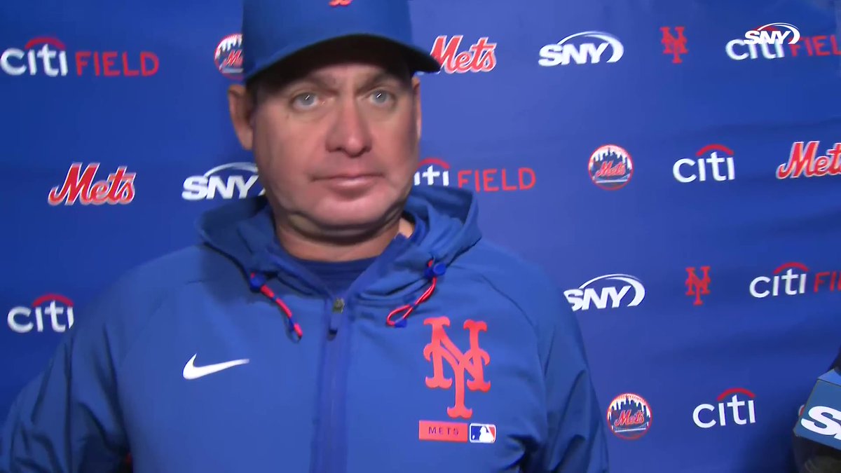 "We've got to get back to what we do well...good hitters that, right now for a couple of games, they're not getting it done" Carlos Mendoza on the Mets' offense:
