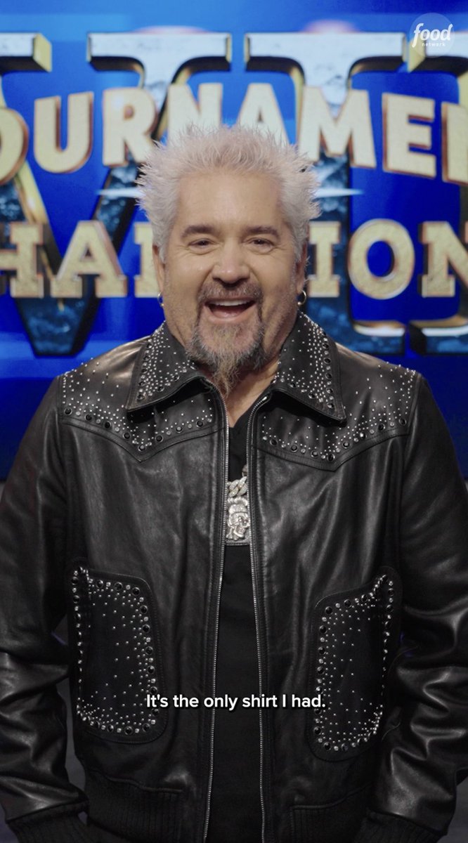.@guyfieri's advice to his younger self is... not what you'd expect 😂 #TournamentOfChampions > Sundays @ 8|7c