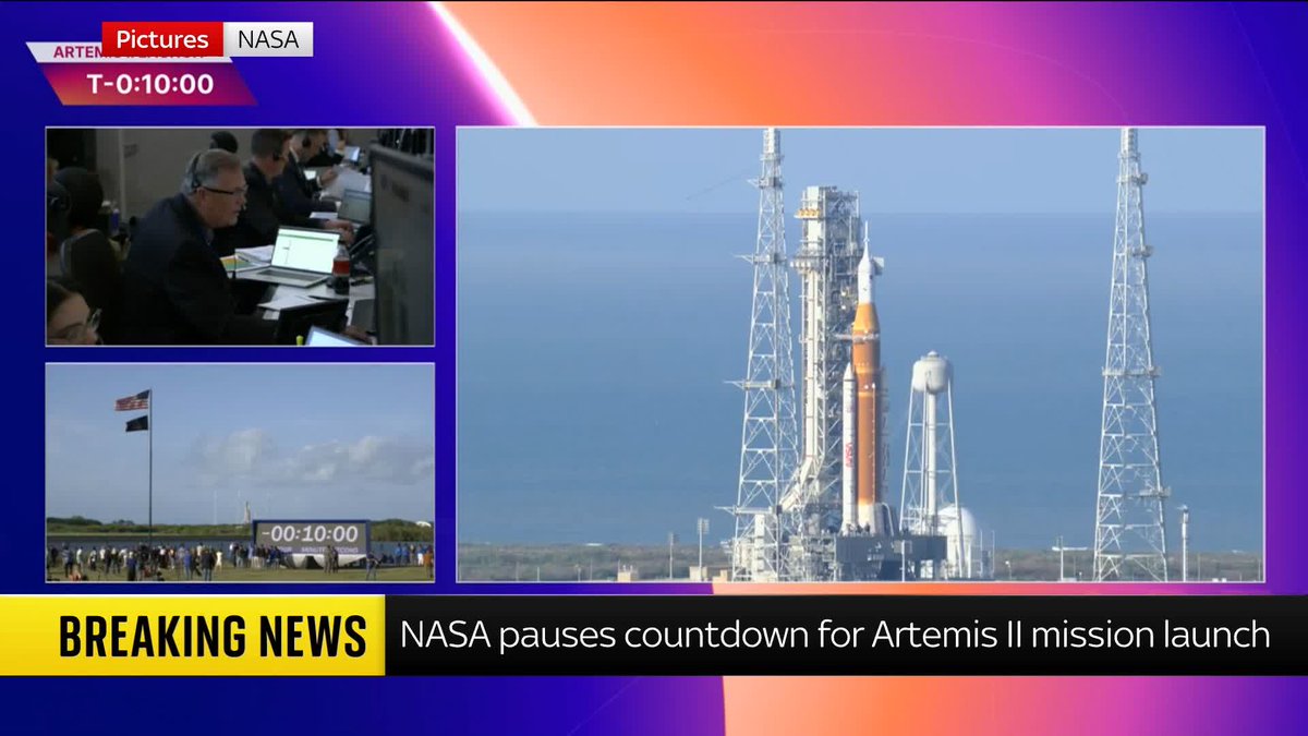 "We are going for all humanity." Mission control has conducted and approved a go/no poll ahead of the Artemis II launch. 📺 Sky 501, Virgin 602, Freeview 233 and YouTube