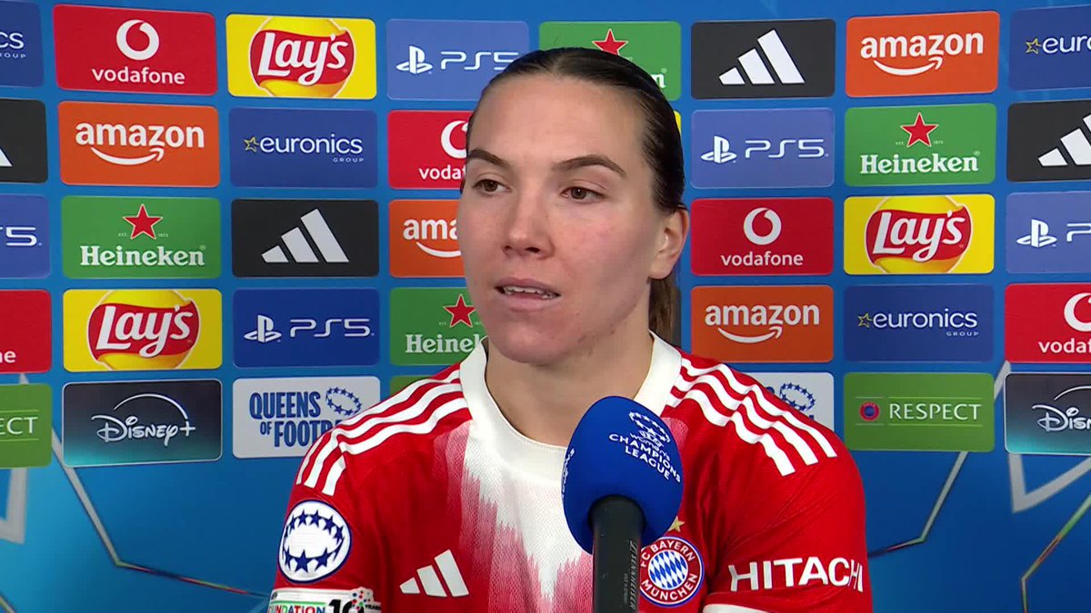 “Champions League games are special, not only for the level but for the intensity, the pressure that you feel.” Vanessa Gilles on what makes #UWCL wins so meaningful after Bayern Munich sealed their semifinal spot 🔴