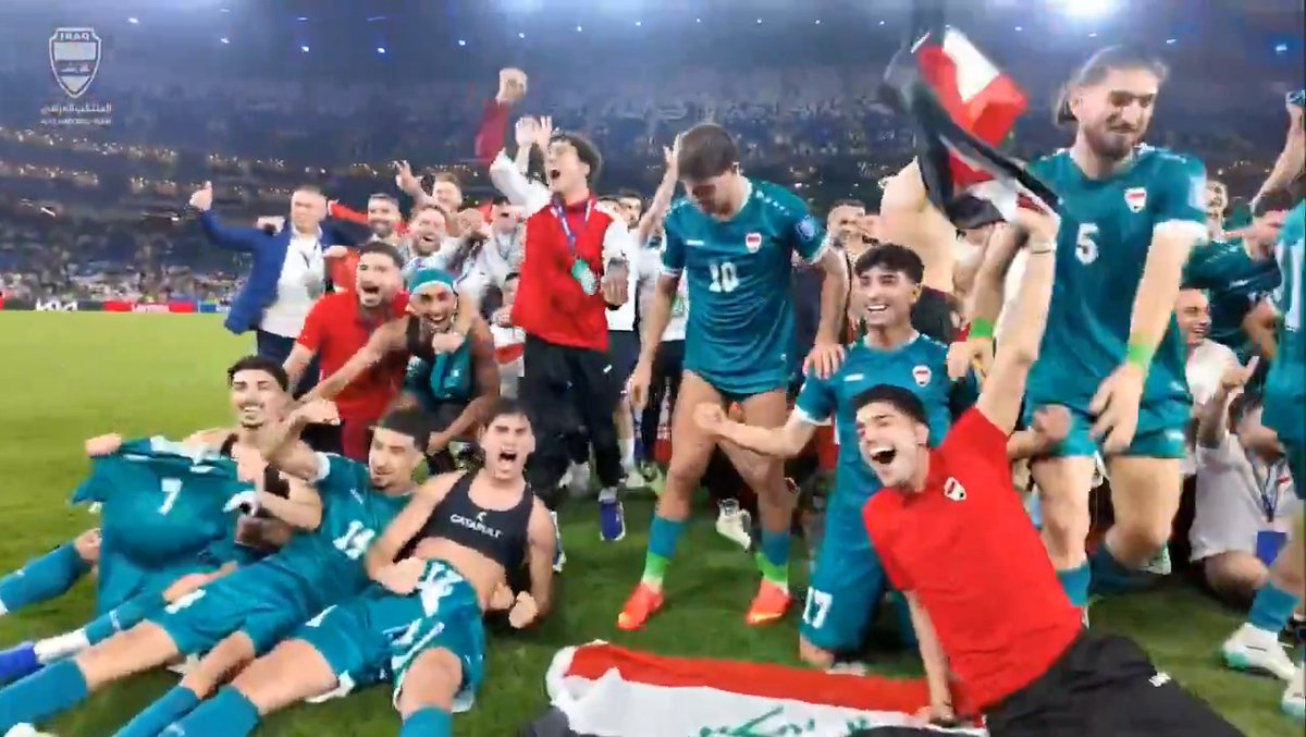 لحظات الفرح اللي انتظرناها سنين… اليوم صارت حقيقة 🇮🇶❤️ العراق بالمونديال… والبداية هسه 🌍 Moments of joy that have been years in the making... the dream came true. ♥️🇮🇶 Iraq at the World Cup - a new journey begins! 🌍