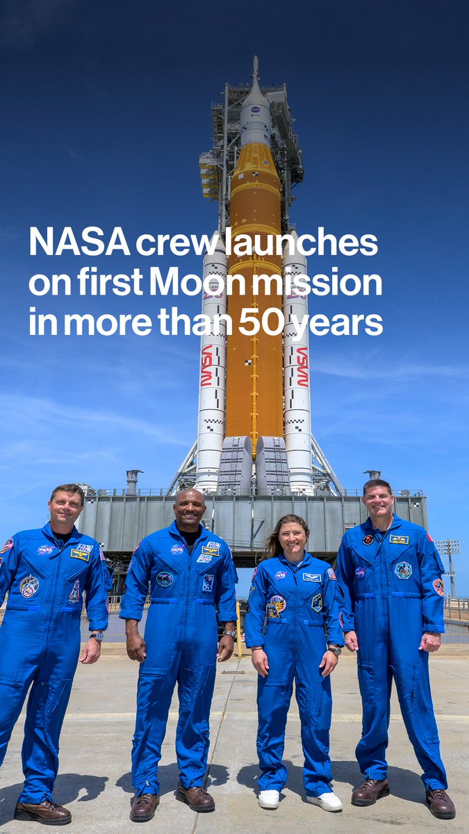 NASA astronauts blasted off Wednesday on a 10-day journey that will slingshot them around the moon, marking humanity’s return to the lunar vicinity for the first time in more than half a century