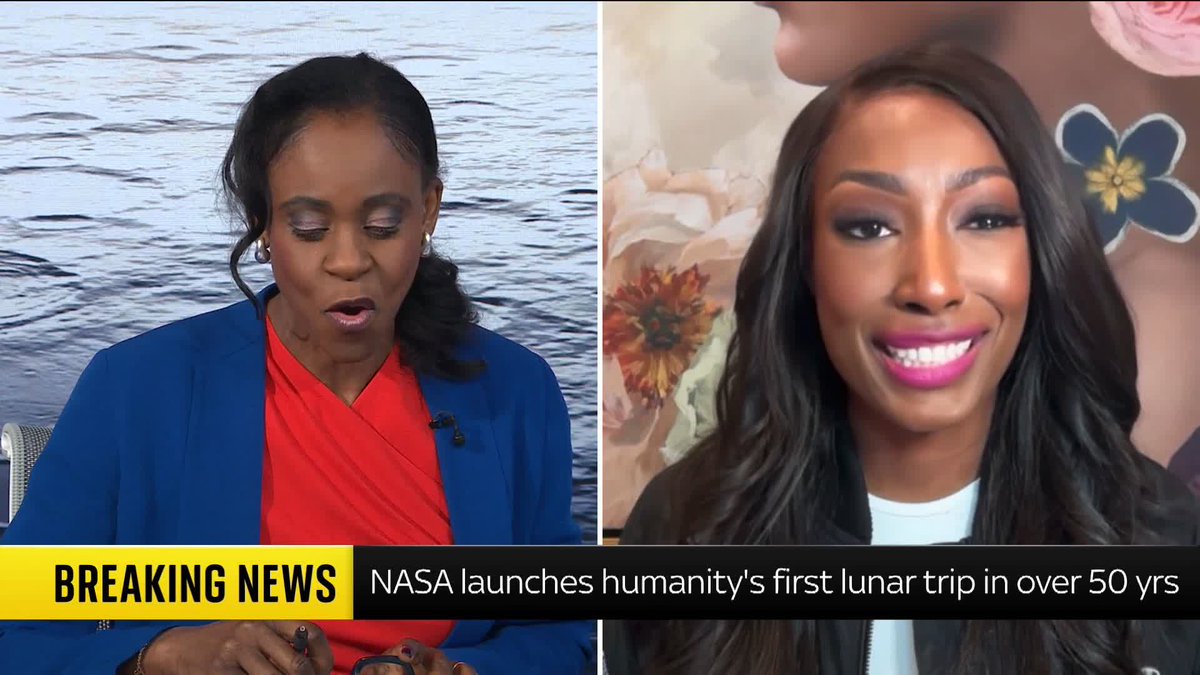 "We are watching this generation's Apollo moment." Former NASA rocket scientist Aisha Bowe says she got chills watching NASA's launch of the Artemis II mission to the moon's orbit. 📺 Sky 501, Virgin 602, Freeview 233 and YouTube