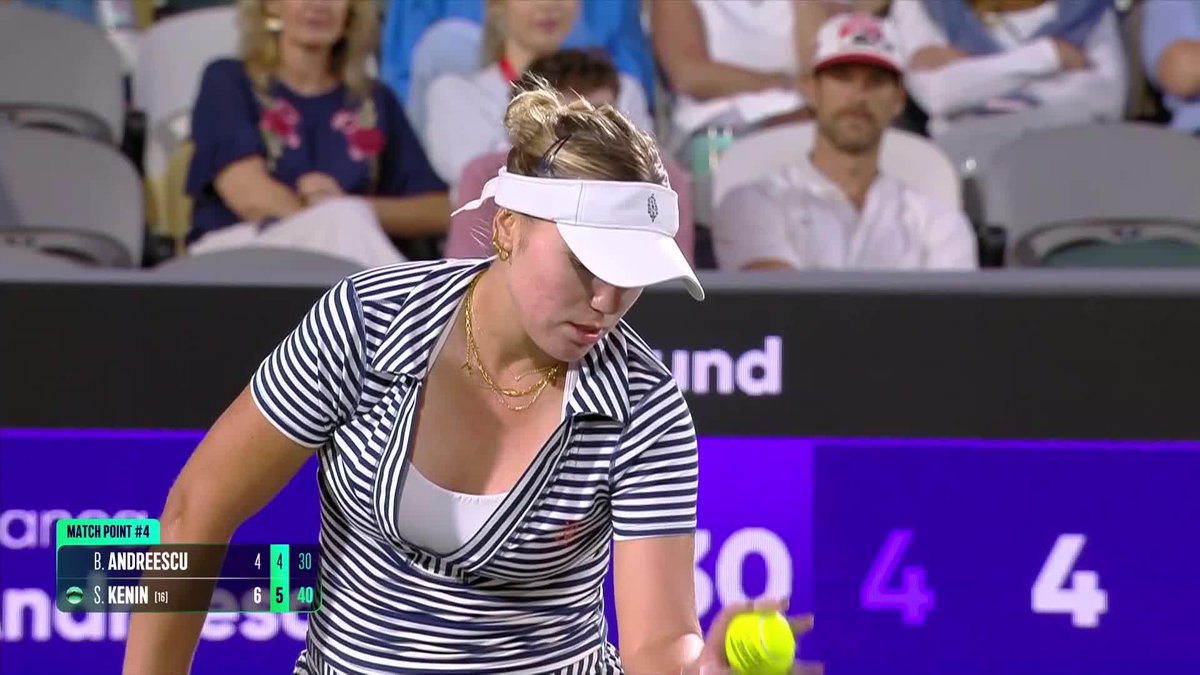 Victorious in Charleston! Sofia Kenin defeats Andreescu in straight sets 6-4, 6-4. #CharlestonOpen