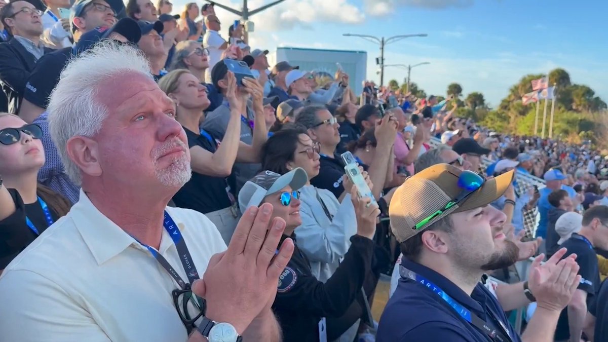 In a world that feels like it's coming apart, America once again lit a fire. Then, millions looked up, perhaps simply to remember: The future is still there. And it begins again.