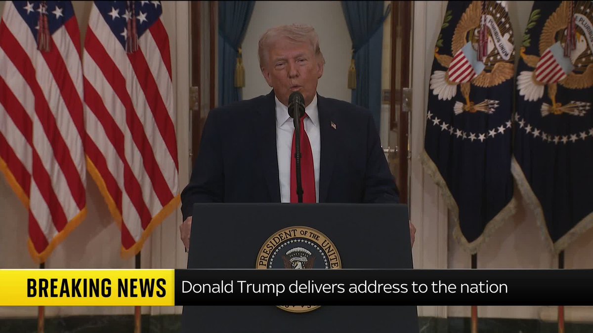 "The countries of the world that do receive oil through the Hormuz Strait must take care of that passage." U.S. President Donald Trump says countries that receive oil through the Strait of Hormuz should 'take the lead' in protecting it. 📺 Sky 501