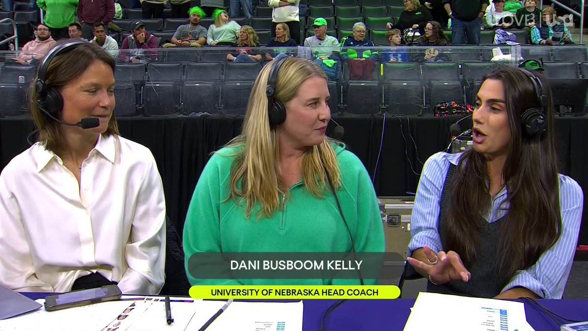 "I love competing and I love mentoring" 👏 Dani Busboom Kelly joins the booth tonight to talk about University of Nebraska volleyball. Nebraska Volleyball