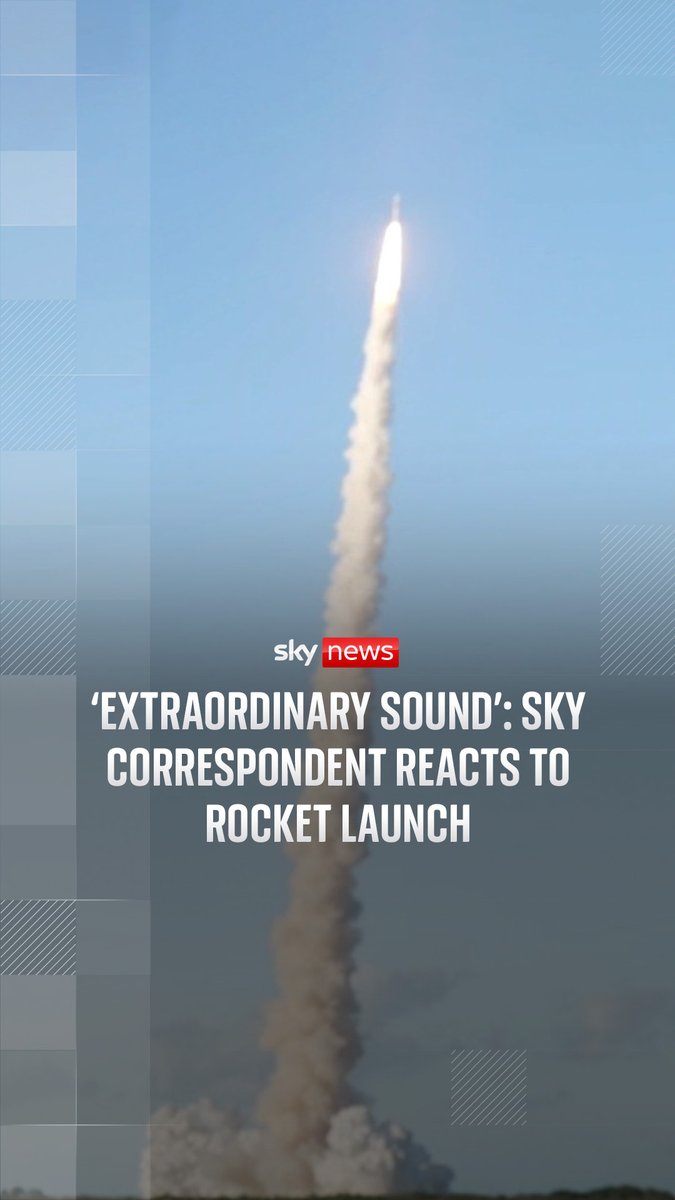 "That was quite extraordinary." Watch Thomas Moore react to the Artemis II launch from Cape Canaveral in Florida. 🔗